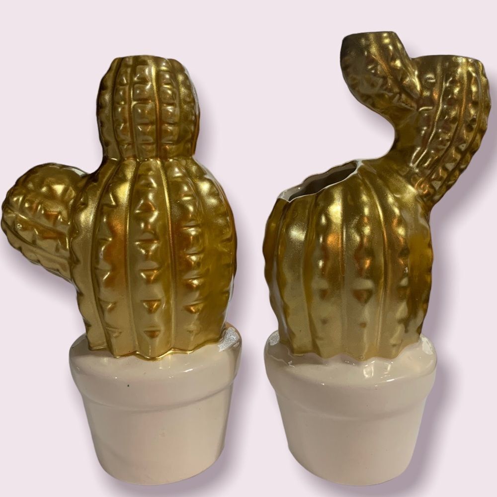 3/$15 Modern Home | Ceramic Cacti Mini Planters